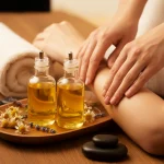 Masaże z wykorzystaniem ciepłych olejów