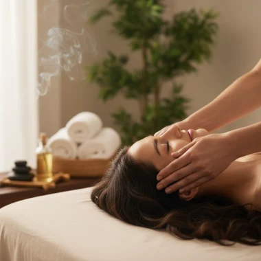 masaż na ból głowy